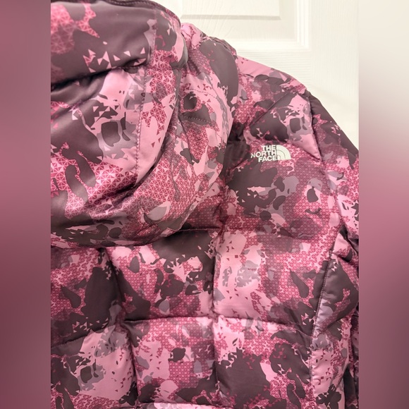 The North Face Destiny 550 Fill Down Novelty Snow Jacket Womens M Purple Winter - Picture 4 of 6